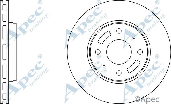 APEC BRAKING stabdžių diskas DSK799